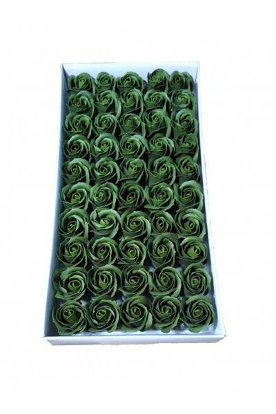 OEM Trandafiri De Sapun Premium Parfumati 5cm 50cap Blackish Green
