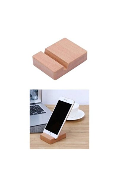 BM Makina Ahşap Cep Telefonu ve Tablet Standı