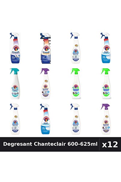 Chanteclair Set 12 Degresant Universal 600-625ml - 7 Arome, Bicarbonat, Lavan...
