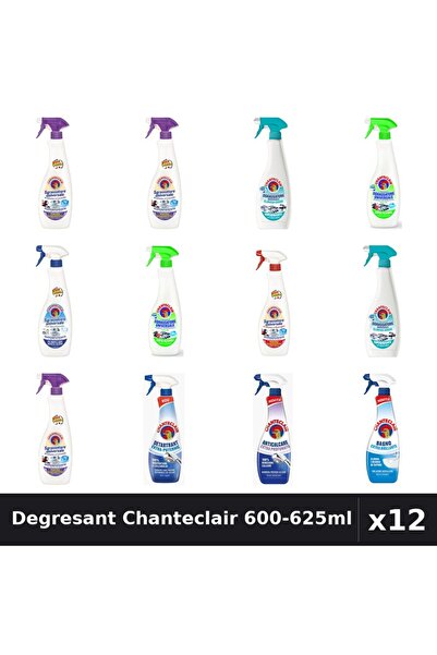 Chanteclair Pachet 12 Degresant Universal 600-625ml - 9 Arome, Detartrant, An...