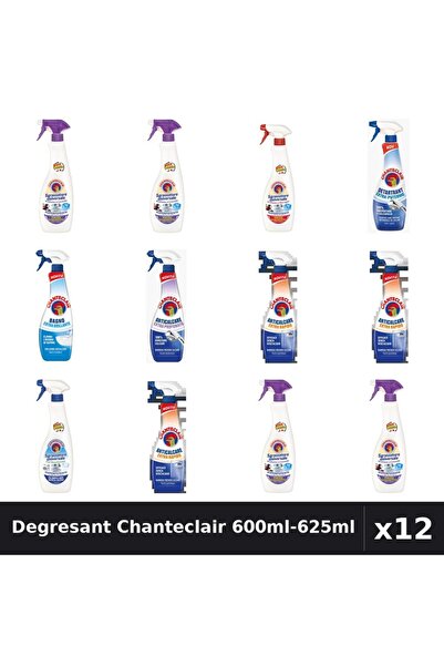 Chanteclair Set 12 Degresant Universal 600ml-625ml - Lavanda, Mosc, Marsilia,...