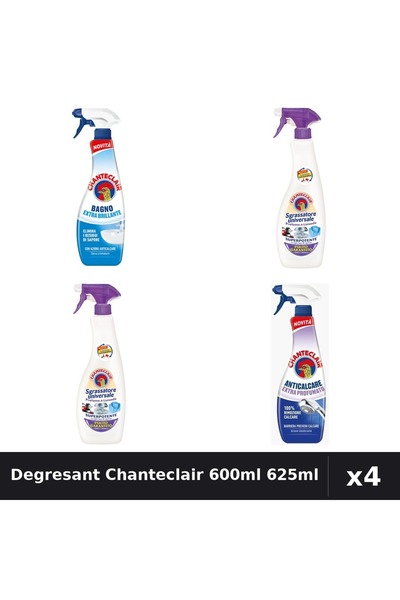 Chanteclair Set 4 Degresant Universal 600ml 625ml - Lavanda, Mosc Alb, Antica...