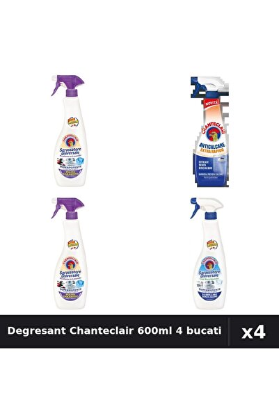 Chanteclair Set 4 Degresant Universal 600-625ml - Lavanda, Mosc Alb, Bicarbon...