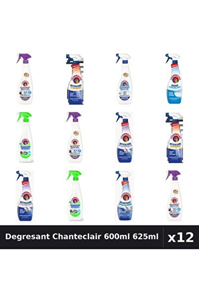 Chanteclair Set 12 Degresant Universal 600ml, 625ml - Lavanda, Lămâie, Bicarb...