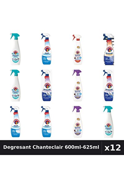 Chanteclair Set 12 Degresant Universal 600ml-625ml - Anti-Miros, Anticalcar, ...