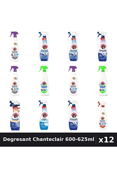 Chanteclair Set 12 Degresant Universal 600-625ml - Lavanda, Lămâie, Marsilia,...