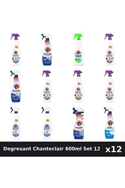 Chanteclair Set 12 Degresant Universal 600-625ml - Mosc, Lavanda, Lămâie, Bic...