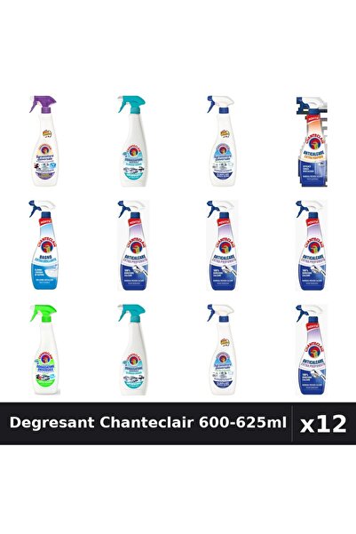 Chanteclair Set 12 Degresant Universal 600-625ml - Lavanda, Lămâie, Bicarbona...