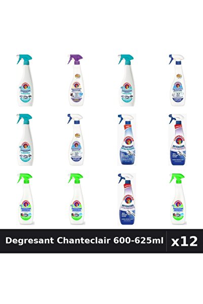Chanteclair Set 12 Degresant Universal 600-625ml - Lavanda, Lămâie, Bicarbonat