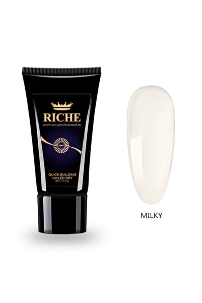 OEM Polygel pentru unghii, 30 g, Riche Milky