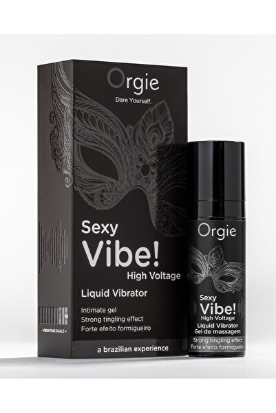 Orgie Sexy Vibe High Voltage intimate gel, vibrant effect and intense sensati...