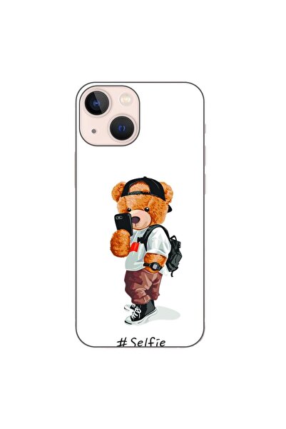 OEM Husa compatibila cu Apple iPhone 13 Mini Silicon Gel Tpu Model Bear Teddy...