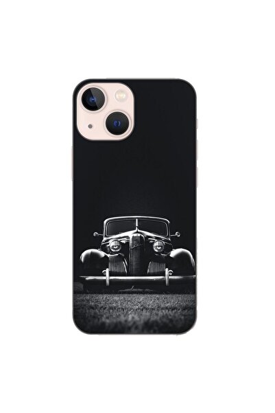 OEM Husa compatibila cu Apple iPhone 13 Mini Silicon Gel Tpu Model Old Car