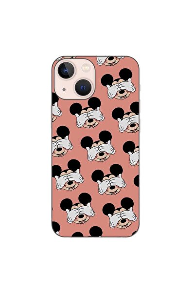 OEM Case compatible with Apple iPhone 13 Mini Silicone Gel Tpu Mickey Pattern...