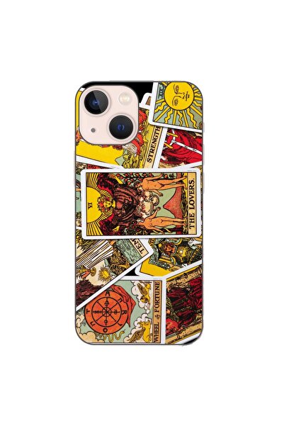 OEM Husa compatibila cu Apple iPhone 13 Mini Silicon Gel Tpu Model Carti Tarot