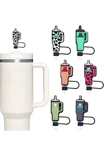 Arabest 6-Piece Silicone Straw Cover Caps,Compatible with 30 & 40 Oz Tumblers...