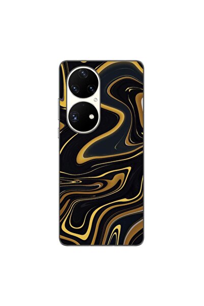 OEM Husa compatibila cu Huawei P50 Pro Silicon Gel Tpu Model Acrylic Glow