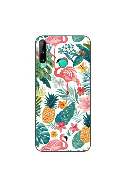OEM Husa compatibila cu Huawei P40 Lite E Silicon Gel Tpu Model Tropical Pattern