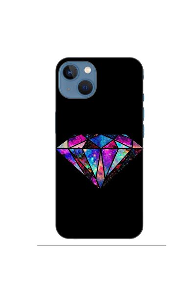OEM Husa compatibila cu Apple iPhone 13 Silicon Gel Tpu Model Diamond Black