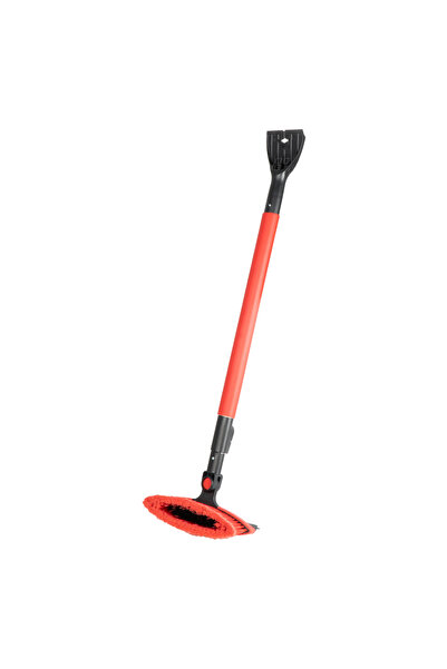 AMIO Perie telescopica pentru zapada, 98-134cm, cu racleta si lama de cauciuc;