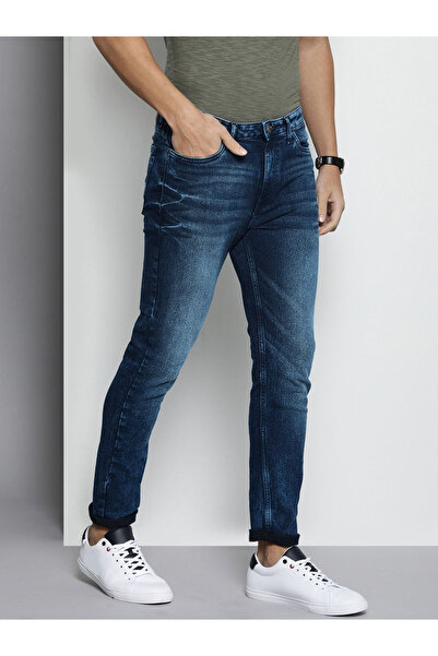 The Indian Garage Co By Styli Men Slim Fit Solid Jeans
