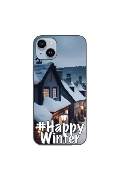 OEM Husa compatibila cu Apple iPhone 14 Plus Silicon Gel Tpu Model Happy Winter