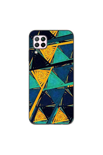 OEM Husa compatibila cu Huawei P40 Lite Silicon Gel Tpu Model Abstract Prism