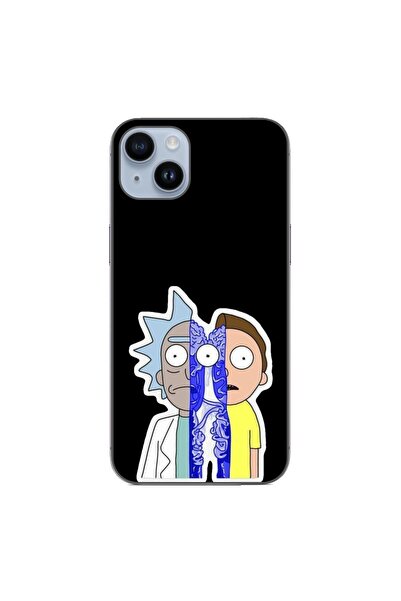 OEM Husa compatibila cu Apple iPhone 14 Plus Silicon Gel Tpu Model Rick And M...