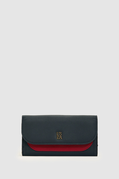 U.S. Polo Assn. Women's Navy Blue Wallet 50314811-Vr033