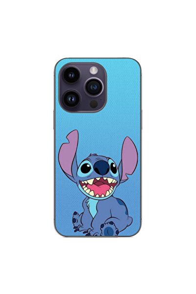 OEM Husa compatibila cu Apple iPhone 14 Pro Silicon Gel Tpu Model Stitch Blue