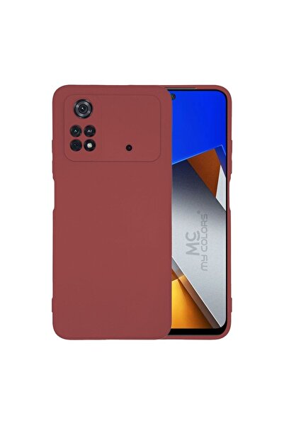 Sonique Θήκη Σιλικόνης My Colors Xiaomi Poco M4 Pro 4G Μπορντό Ανοιχτό