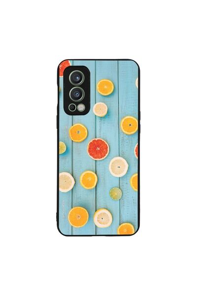 Sonique Θήκη Fruit Series για OnePlus Nord 2 5G Γκρέιπφρουτ