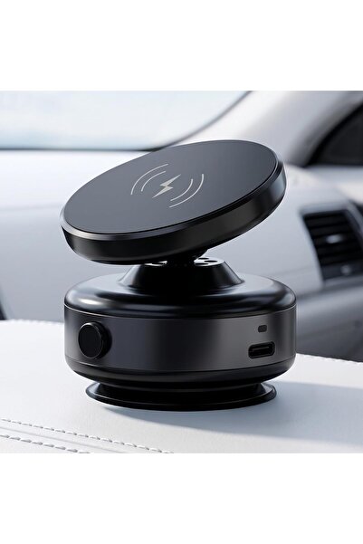 Auto Family FZE حامل هاتف السيارة اللاسلكي المغناطيسي مع شاحن - 360 درجة °   ...