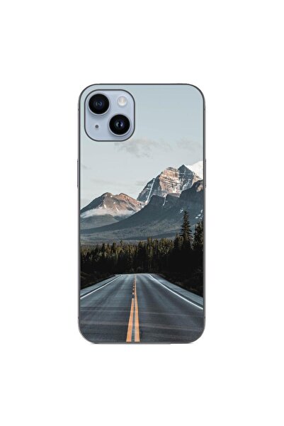 OEM Husa compatibila cu Apple iPhone 15 Plus Silicon Gel Tpu Model Mountain Road