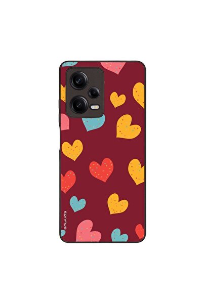 Sonique Θήκη Heart Series για Xiaomi Redmi Note 12 Pro 5G Μπορντώ