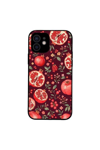 Sonique Θήκη Fruit Series για Apple iPhone 12 Ρόδι