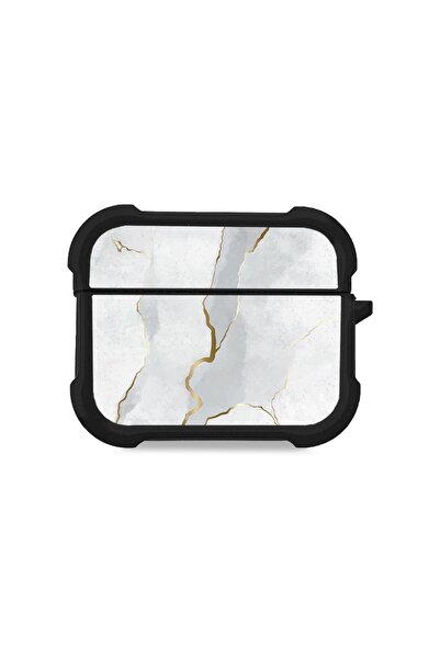 Sonique Θήκη Σιλικόνης Marble Series για AirPods Pro / Pro 2 Λευκό 01