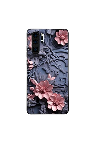 Sonique Θήκη 3D Flower Series για Huawei P30 Pro Ροζ 02