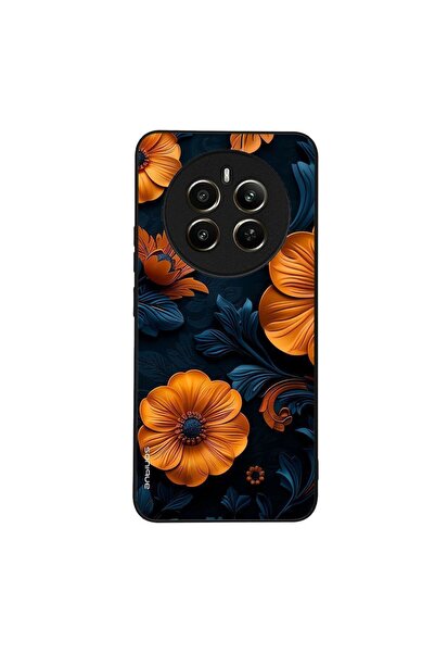 Sonique Θήκη 3D Flower Series για Realme 12 Plus 5G Πορτοκαλί 01