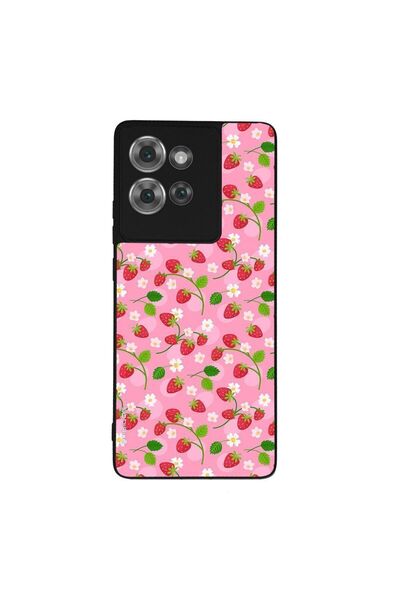 Sonique Θήκη Fruit Series για Motorola Edge 50 5G Φράουλα