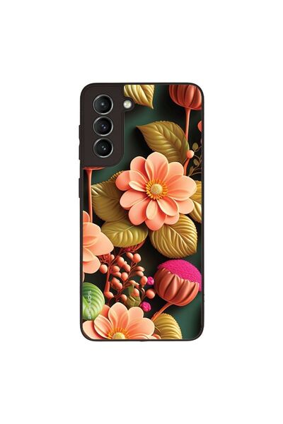 Sonique Θήκη 3D Flower Series για Samsung Galaxy S21 Σομόν