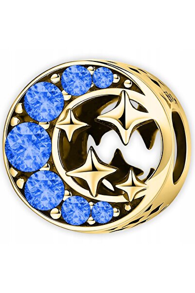 Larezo pandantiv, element decorativ, Model Semiluna Stele Zirconii Luna, Diam...