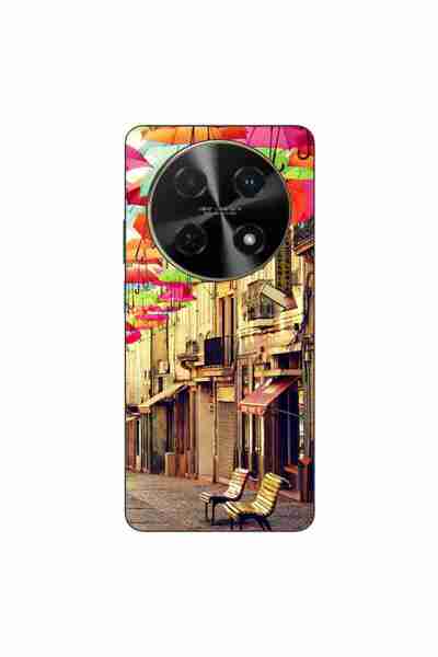 OEM Husa compatibila cu Huawei Nova 12i Silicon Gel Tpu Model Strada Umbrele ...