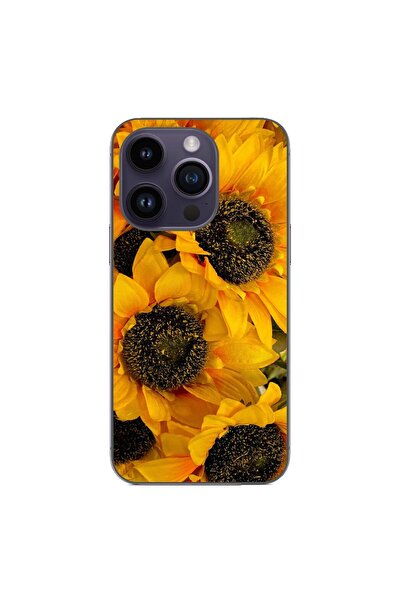 OEM Θήκη συμβατή με Apple iPhone 15 Pro από σιλικόνη gel TPU με σχέδιο ηλιοτρ...