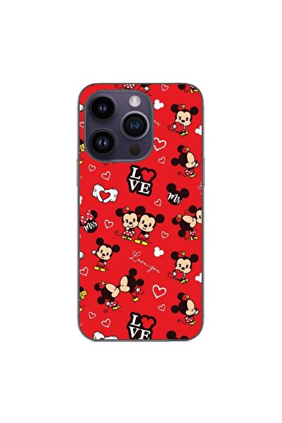 OEM Θήκη συμβατή με Apple iPhone 15 Pro, από σιλικόνη gel TPU, με σχέδιο Mick...