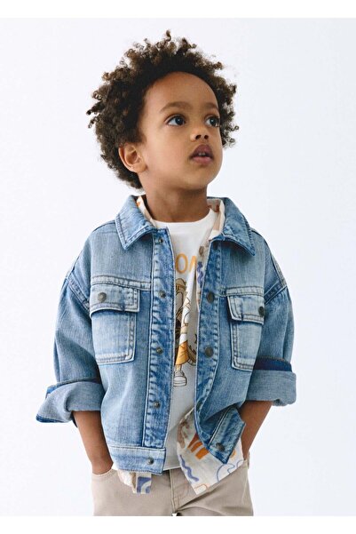 MAYORAL Boy's Denim Jacket Blue