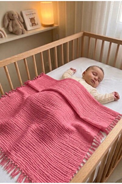 Boho Piccolo 4 Layer 100% Cotton 115 X 115 cm Muslin Baby and Child Blanket