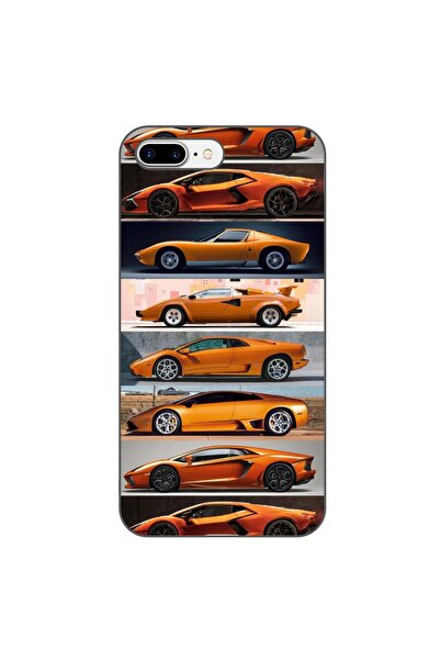 OEM Калъф, съвместим с Apple iPhone 7 Plus, 8 Plus, силиконов гел TPU, с шарк...