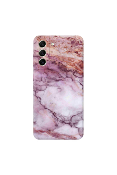 Other Samsung S22 Plus Marble Brown And Pink Transparent Silicone TPU Θήκη