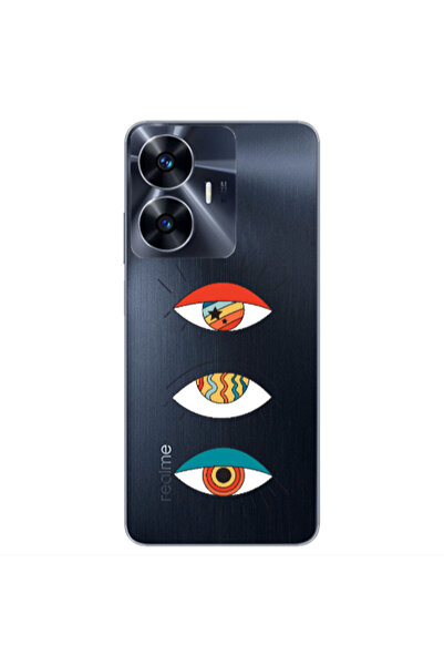 Other Realme Note 50 3 different eyes Transparent Silicone TPU Θήκη